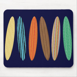 Surfboards Mouse Pad