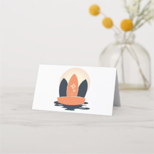 Surfboards Place Card