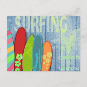 Surfboards Postcard