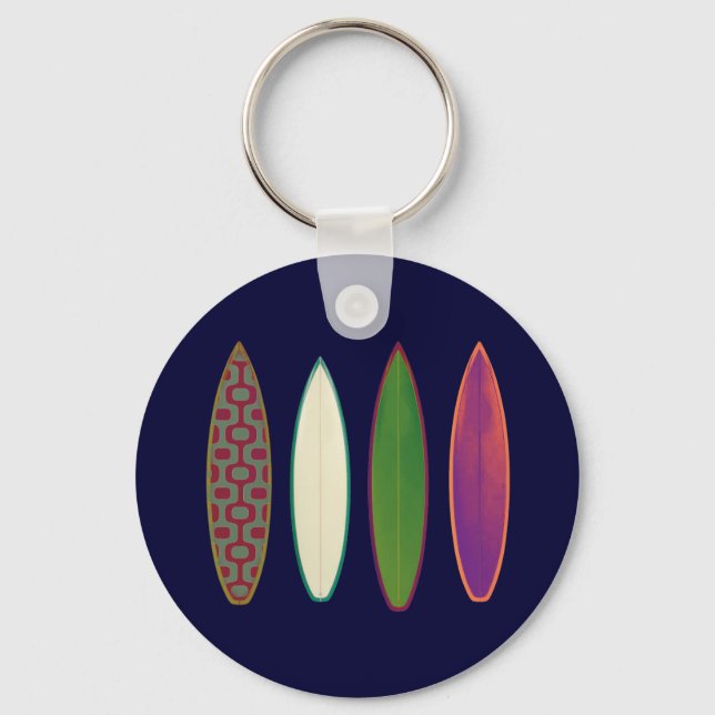 surfboards  ~ surfing style key ring (Front)