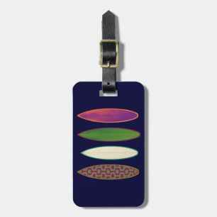 surfboards ~ surfing style luggage tag