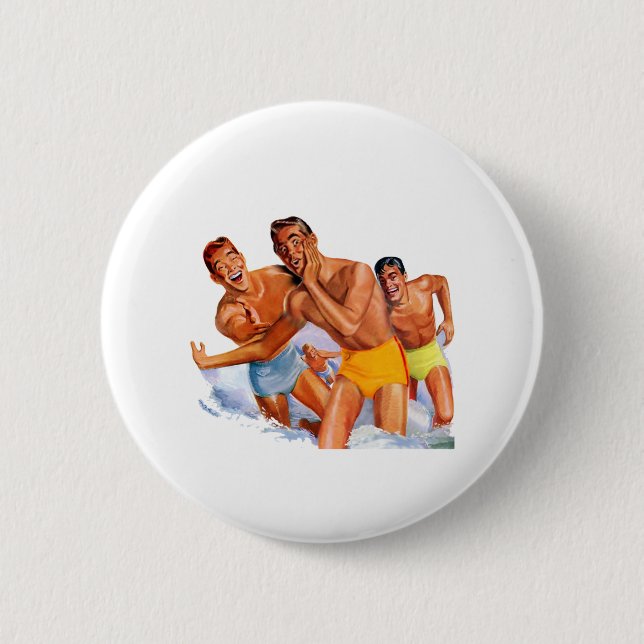 Surfboys 6 Cm Round Badge (Front)