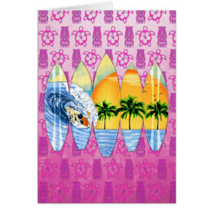 Surfer And Surfboards