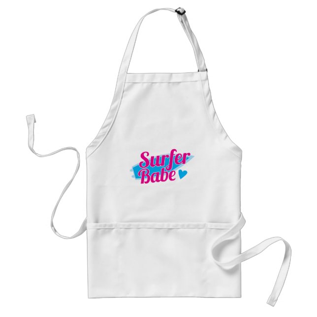Surfer Babe ladies Standard Apron (Front)