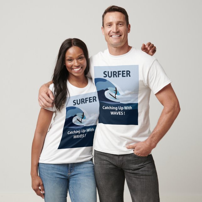 Surfer Beach Surfing T-Shirt (Unisex)