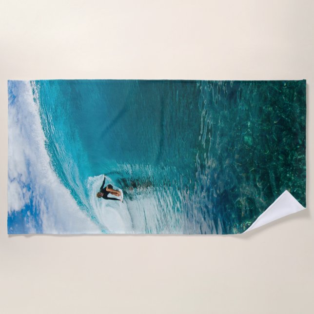 Surfer Beach Towel (Front)
