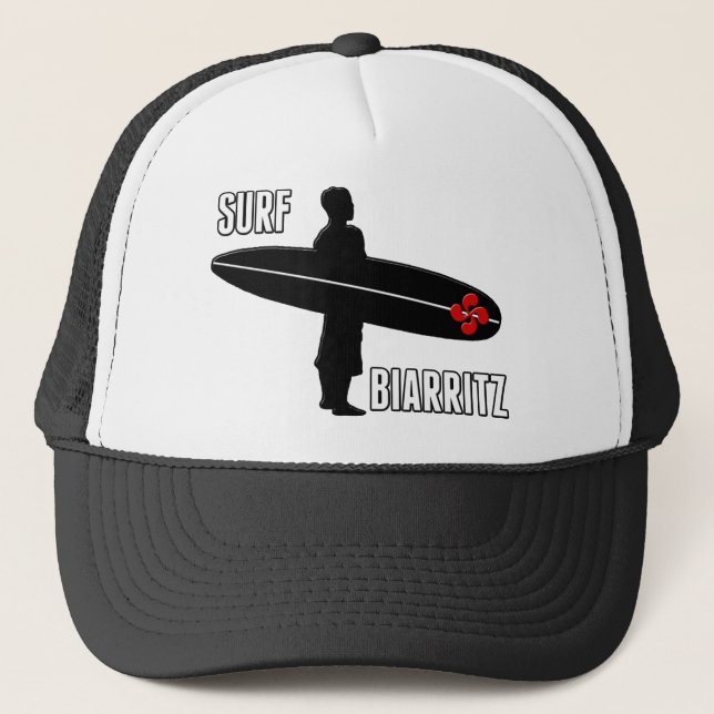 Surfer Biarritz Basque Trucker Hat (Front)