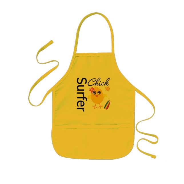 Surfer Chick Kids Apron (Front)