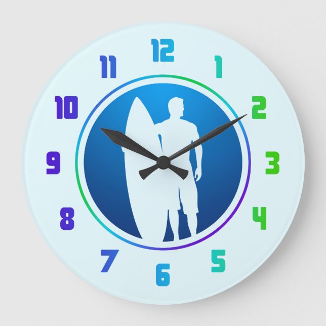 Surfer Clock (Front)