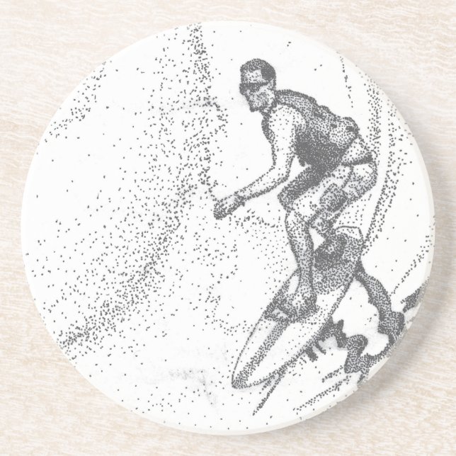 surfer coaster (Front)