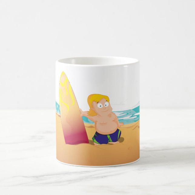 Surfer Coffee Mug (Center)