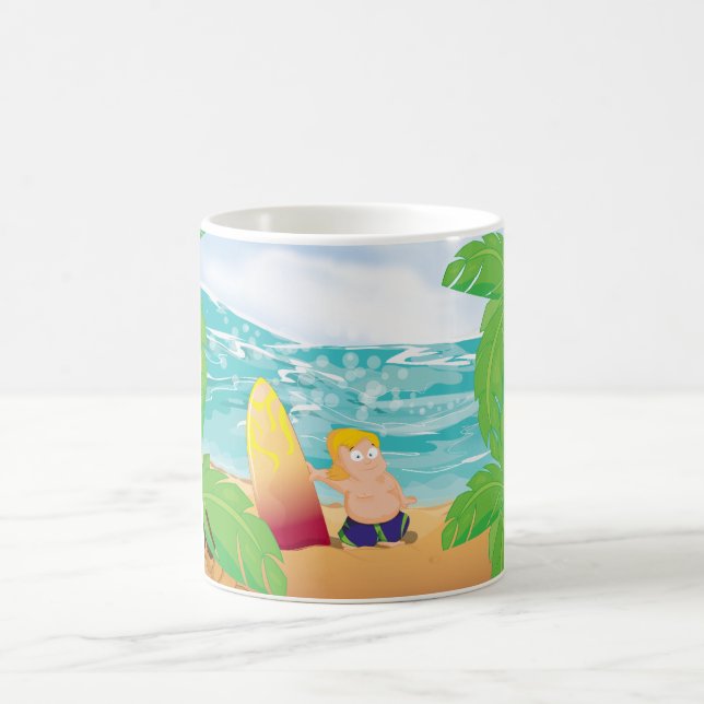 Surfer Coffee Mug (Center)