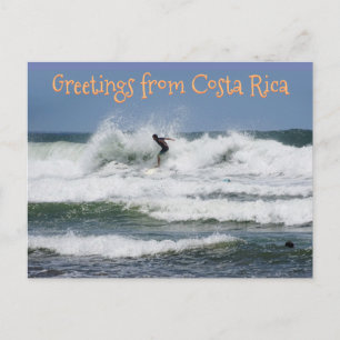 Surfer Costa Rica (customisable) Postcard
