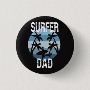 Surfer Dad 3 Cm Round Badge