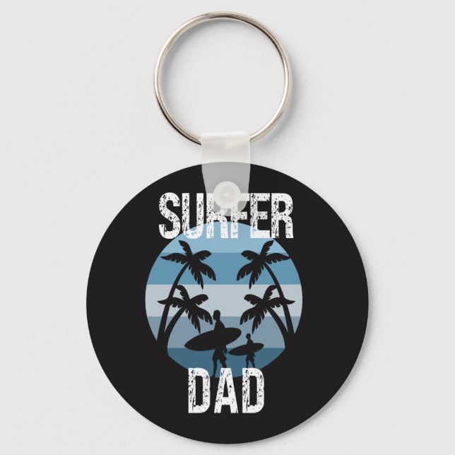 Surfer Dad Key Ring (Front)