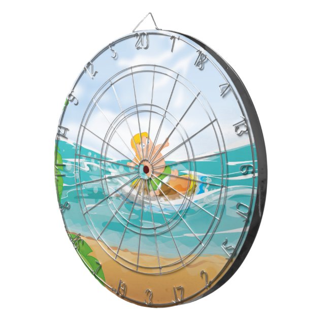 Surfer Dartboard (Front Right)