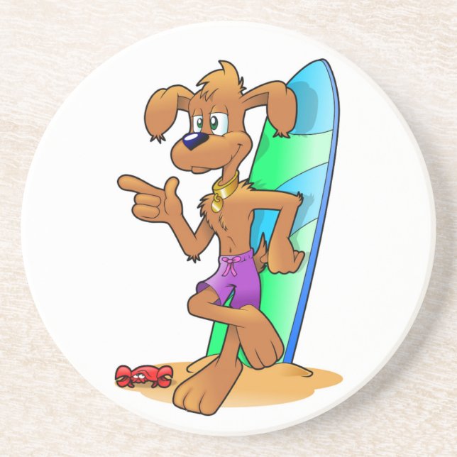 SURFER DOG COASTER (Front)