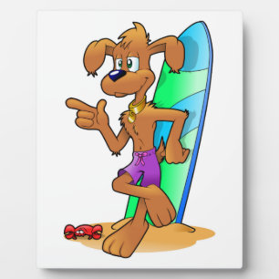 SURFER DOG PLAQUE