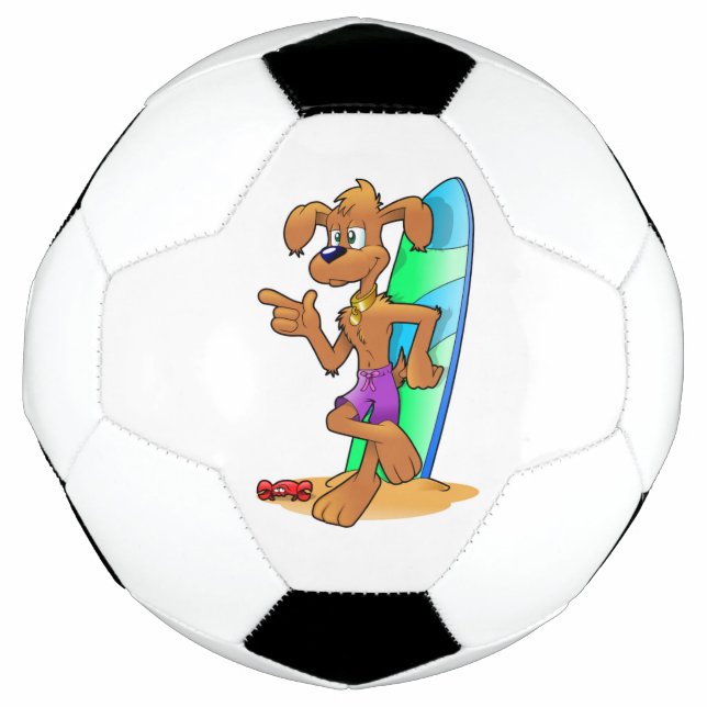SURFER DOG SOCCER BALL (Front)