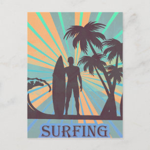 Surfer Dude Postcard
