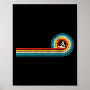 Surfer Gift Vintage Wave Retro Surfing Surf Beach  Poster