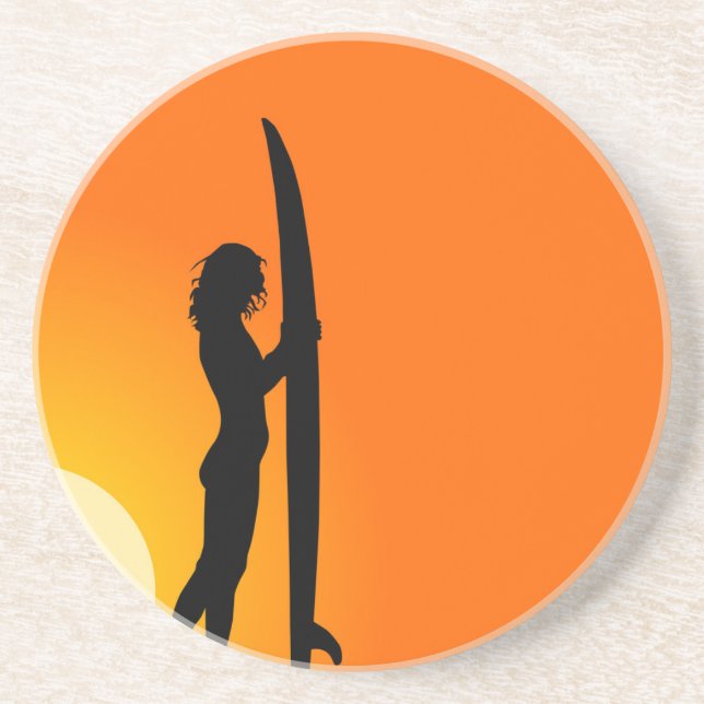 Surfer Girl Coaster (Front)