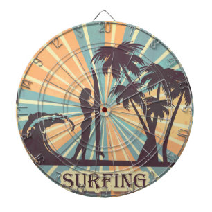 Surfer Girl Dartboard
