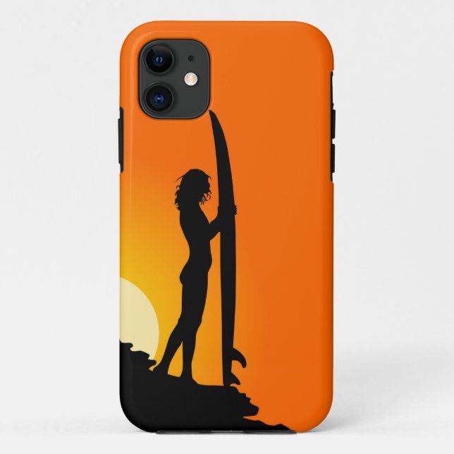 Surfer Girl iPhone 5 Barely There Case (Back)