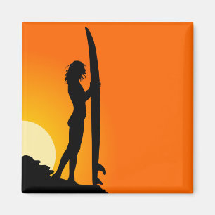 Surfer Girl Magnet
