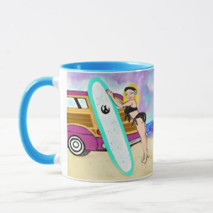 Surfer Girl Mug