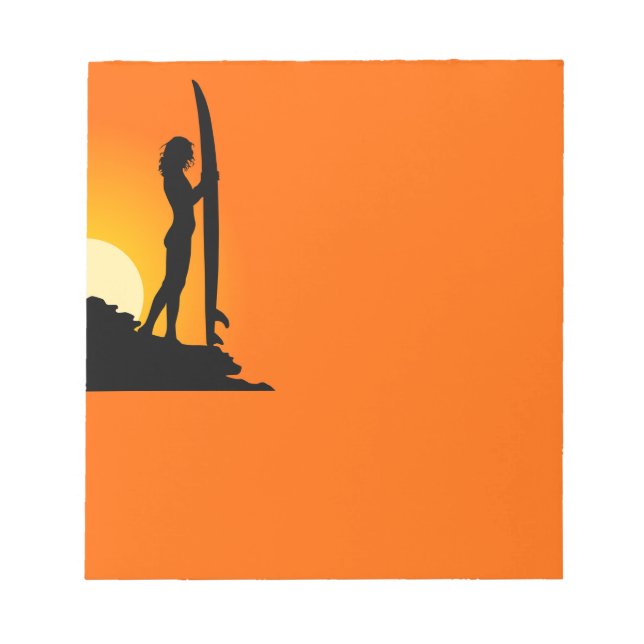 Surfer Girl Notepad (Front)