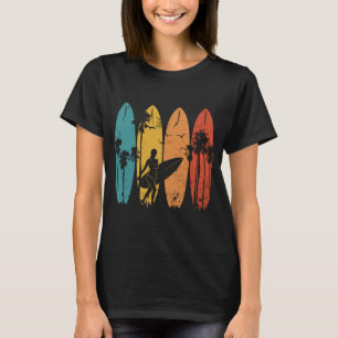 Surfer Girl Palm Trees Beach Tank Top