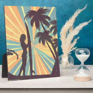 Surfer Girl Plaque