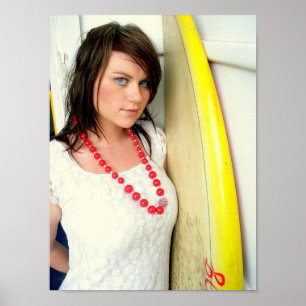 surfer girl poster