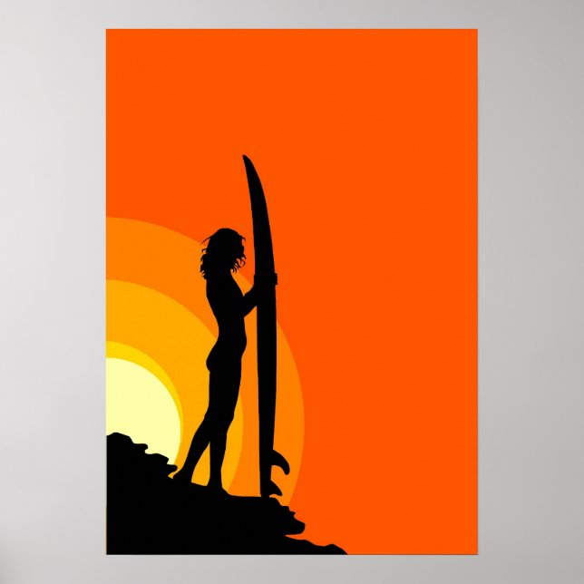 Surfer Girl Poster (Front)