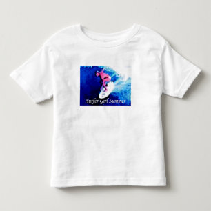 surfer Girl Summer Trademark Toddler T T-Shirt