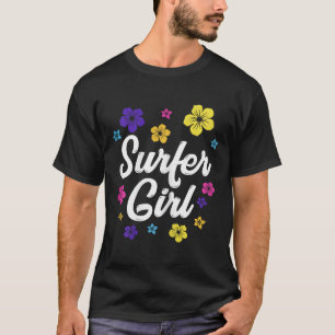 Surfer Girl Surf Retro Vintage Surf Gift Women Sur T-Shirt
