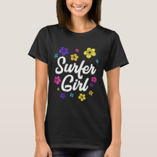 Surfer Girl Surf Retro Vintage Surf Gift Women Sur T-Shirt