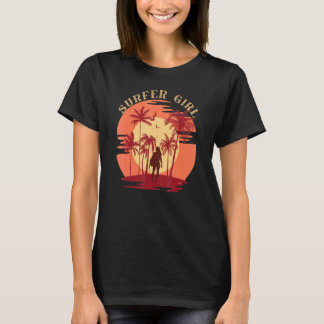 Surfer Girl Vintage Surfer For Mens Womens T-Shirt