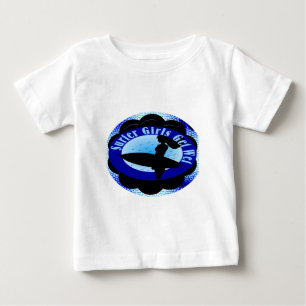 Surfer Girls Get Wet Baby T-Shirt