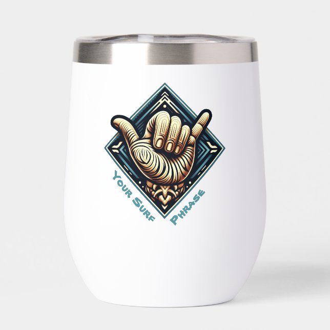 Surfer Hand Symbol- (Back)