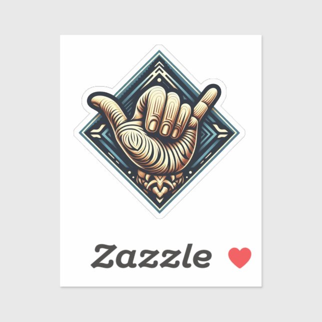 Surfer Hand Symbol- (Sheet)