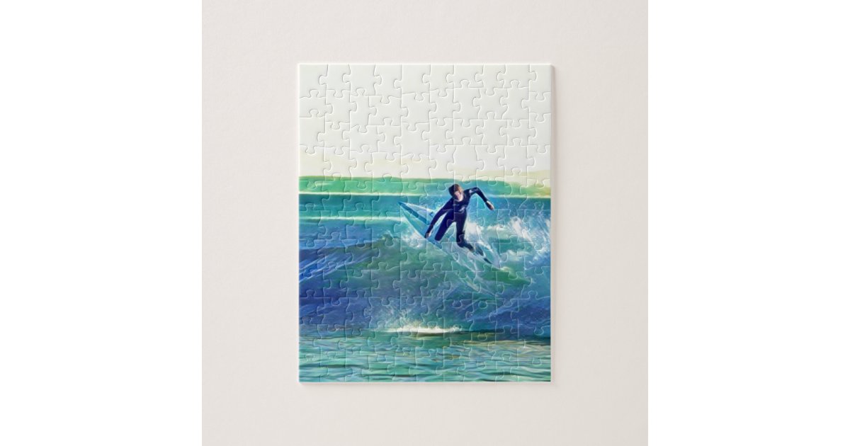 Surfer Jigsaw Puzzle Zazzle