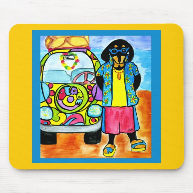 Surfer Joe's Van Mouse Pad (Front)