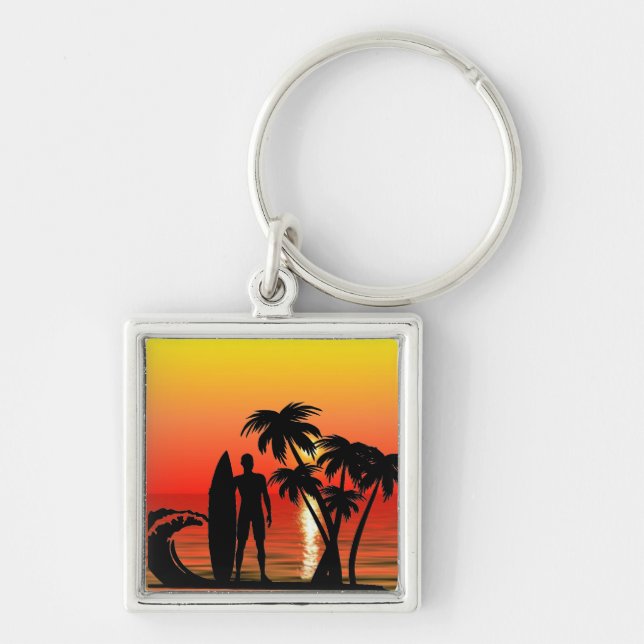 Surfer Key Ring (Front)