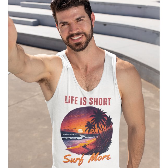 Surfer - Life is short, Surf More T-Shirt (Creator Uploaded)