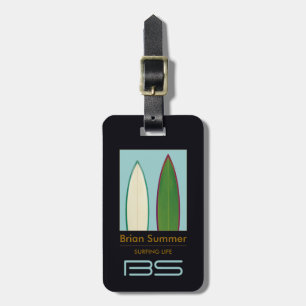 Surfer Luggage Tag
