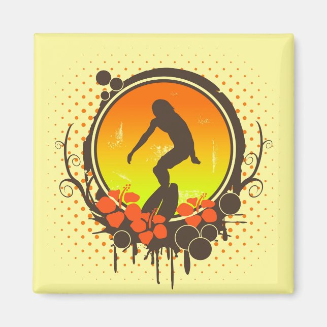 Surfer Magnet (Front)
