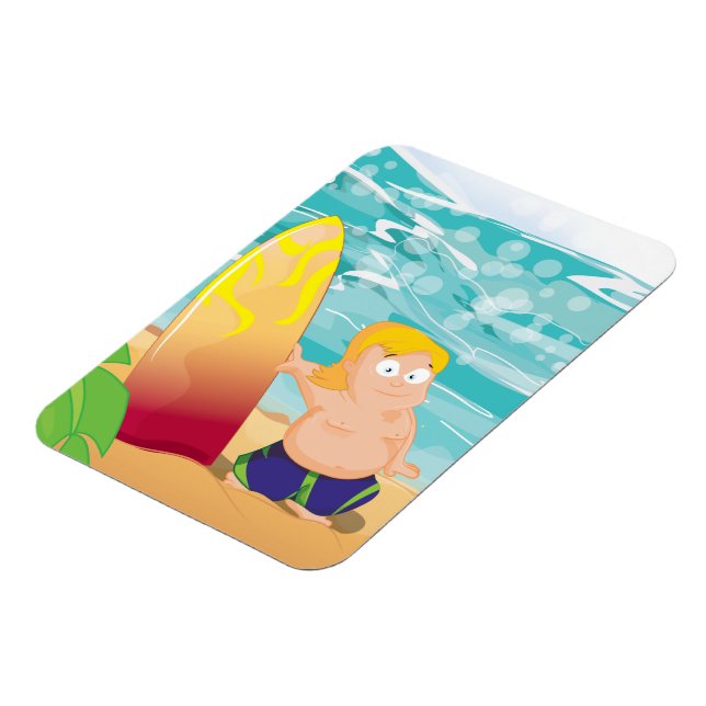 Surfer Magnet (Left Side)