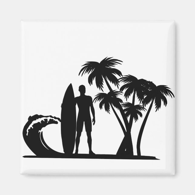 Surfer Magnet (Front)